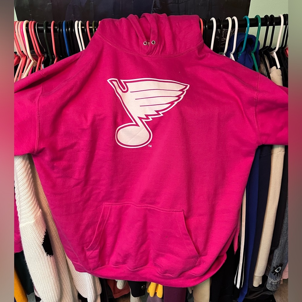 Stl Blues Pink at the Rink hoodie